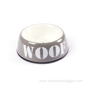 pet dog bowl cute cartoon pet eating bowl